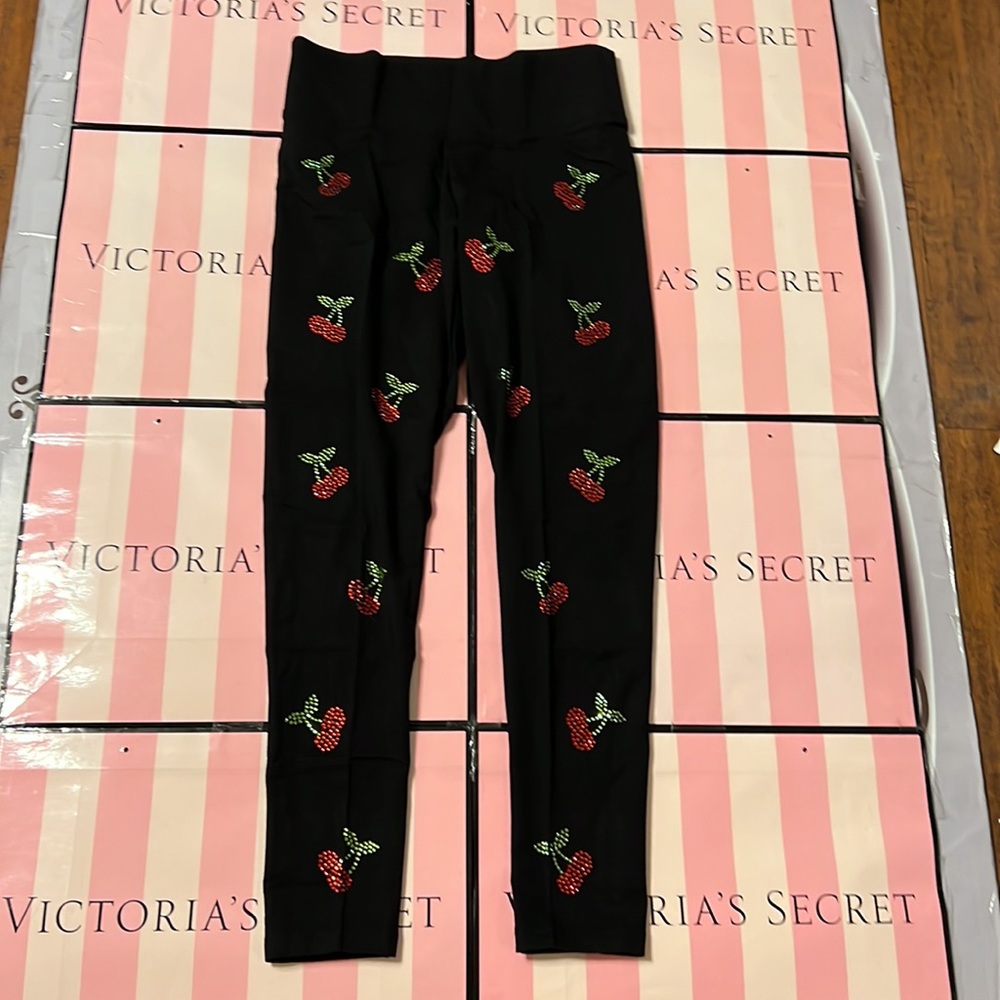 VS Pink Bling rhinestone Cherry legging